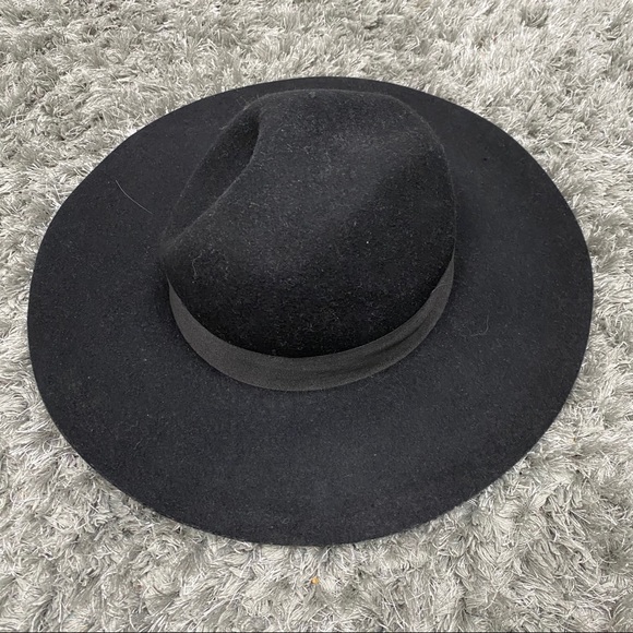 H&M Black Floppy Fedora Boho Festival Hat - Picture 9 of 14